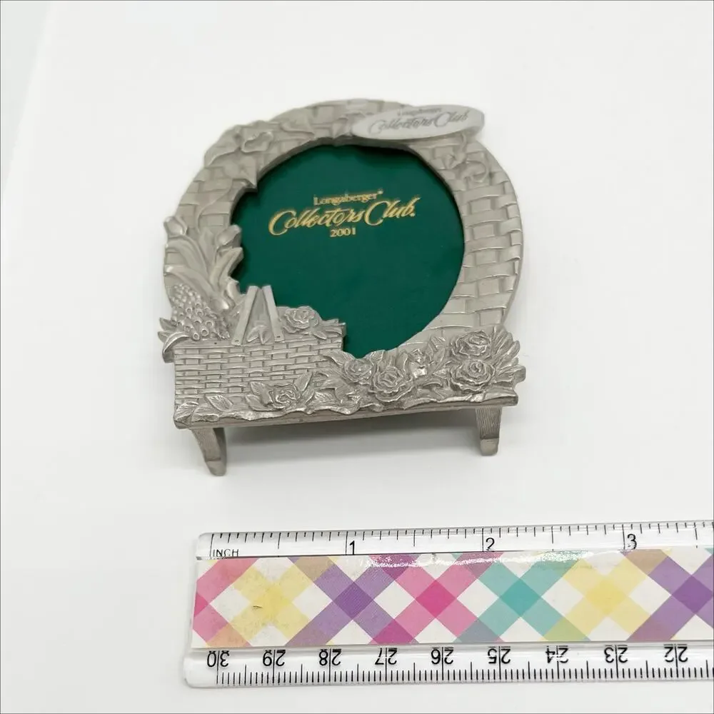 Vintage New in Box Longaberger Collectors Club 2001 Renewal Gift Picture Frame